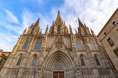 Low angle view of cathedral against sky