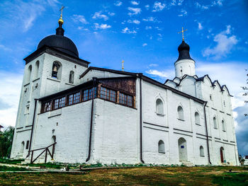 Exterior of old building against sky