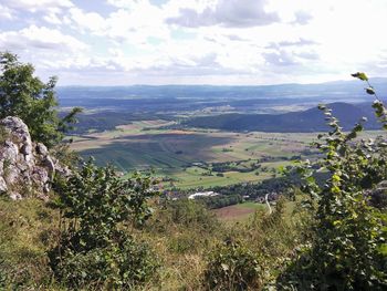 Scenic view of landscape against sky
