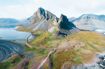 Enchanting landscapes krossanesfjall and eystrahorn iceland
