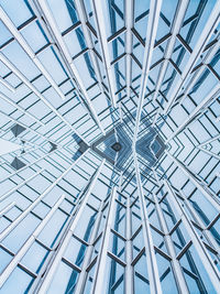 Directly below shot of modern building