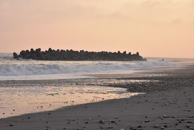 View of beach against sky