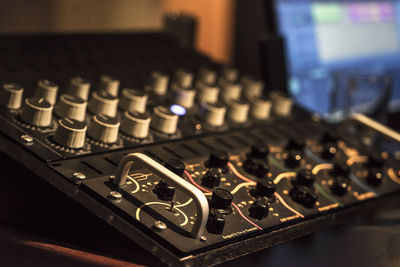 Close-up of computer keyboard