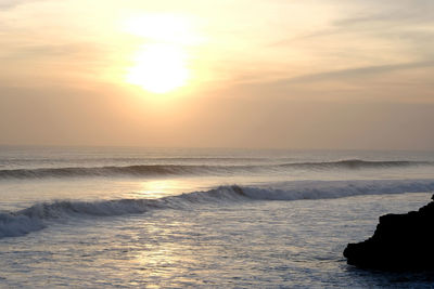 Sunset at bali beach