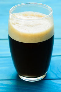 Close-up of coffee on table