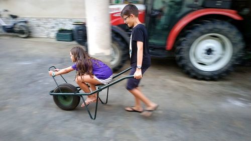 People traveling in bus