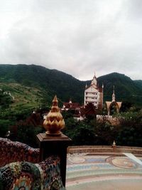 View of temple against sky