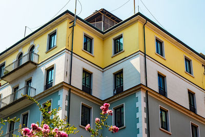 Low angle view of building against sky