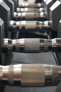 Close-up of machine part