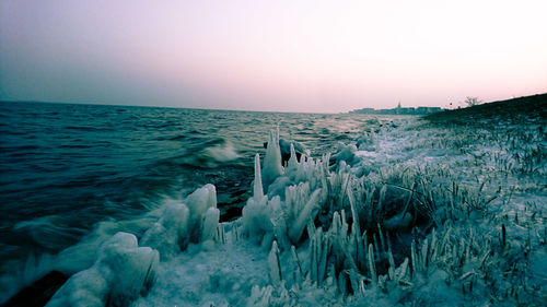 Panoramic view of sea against sky