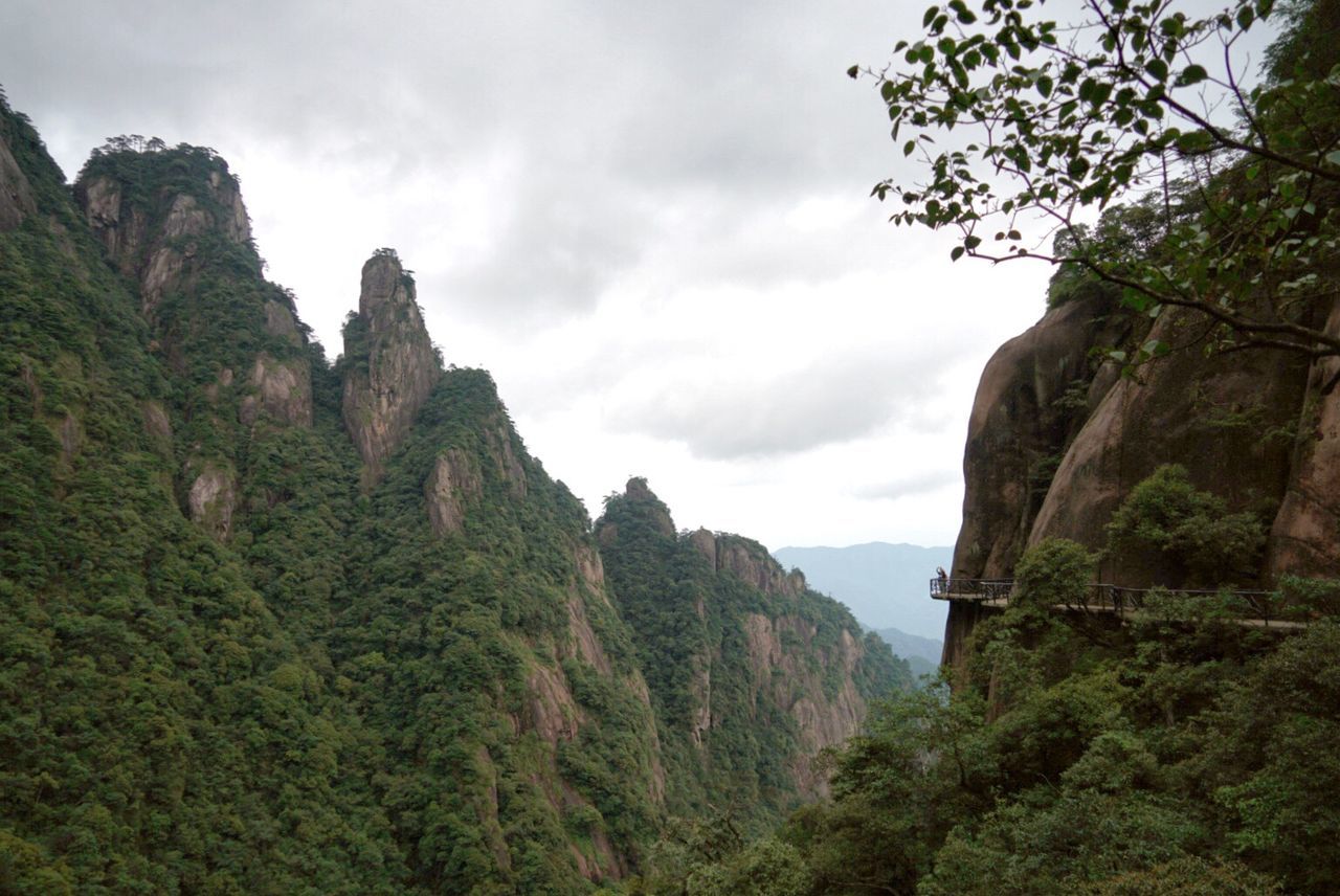 mountain, nature, vegetation, sky, tree, beauty in nature, scenery, cliff, outdoors, peak, landscape, high, no people, height, day