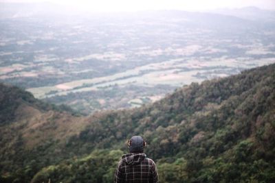 Scenic view of mountains