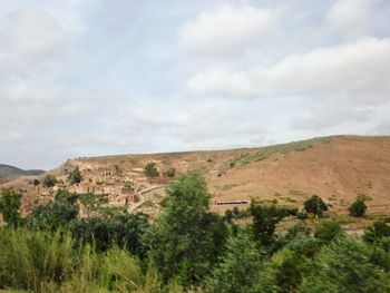 Scenic view of landscape against sky