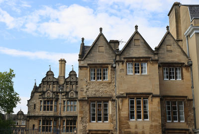 Low angle view of building against sky