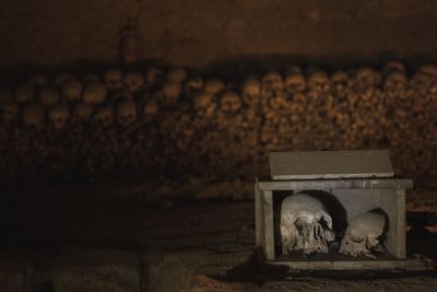 Close up of old building