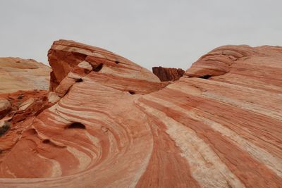 Rock formations in a desert