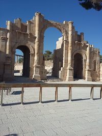 View of historical building against clear sky