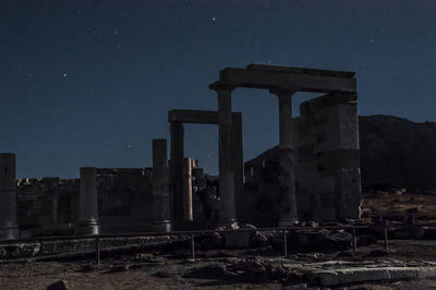 Built structure against clear sky