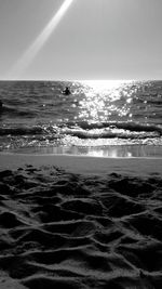 Scenic view of beach