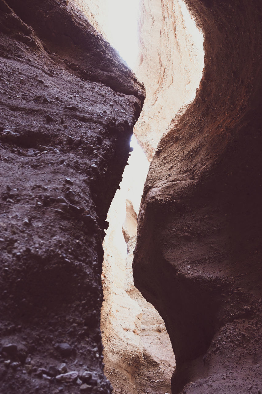 ROCK FORMATIONS IN A SUNLIGHT