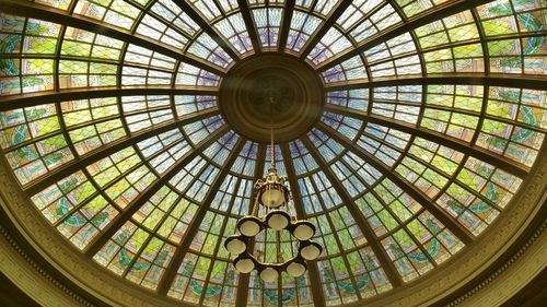 Low angle view of ceiling