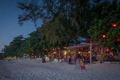 Group of people on beach