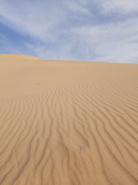 Pattern of sand dunes wave