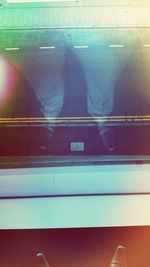 Close-up of multi colored lights