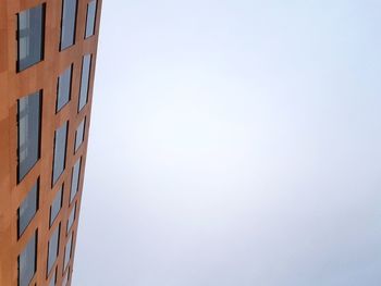 Low angle view of building against clear sky