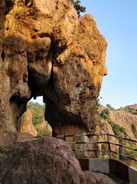 View of rock formation