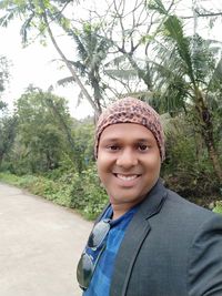 Portrait of a smiling young man