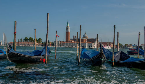 Boats in sea