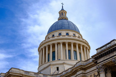 Low angle view of historic building against sky