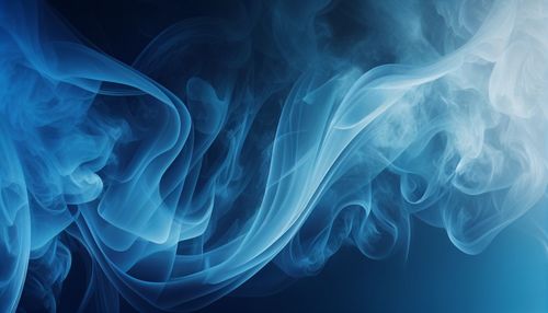 Close-up of smoke against black background