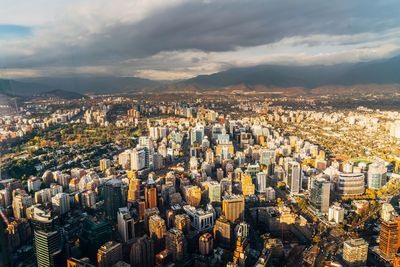 Aerial view of city