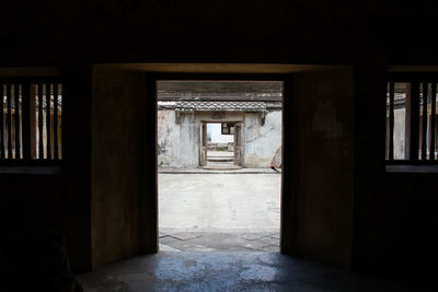 Corridor of building