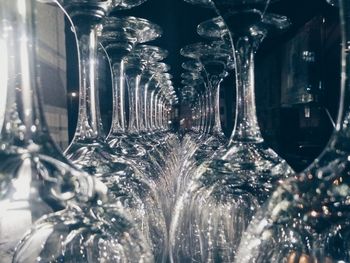 Close-up of water in glass