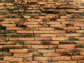 Full frame shot of brick wall