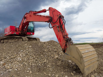 View of construction site against sky