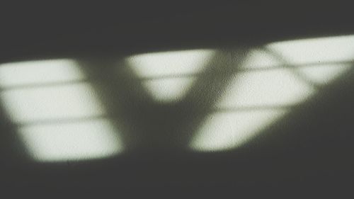 Defocused image of shadow on wall