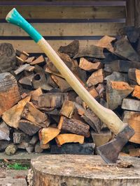 Stack of firewood