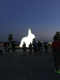 Group of people on the beach