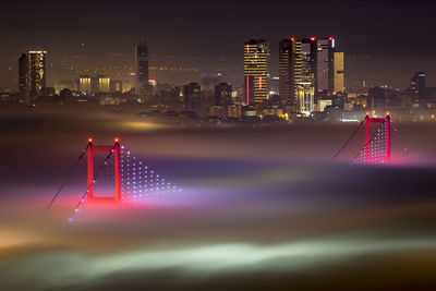 15 july  martyrs bridge in fog