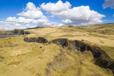 Scenic view of landscape against sky