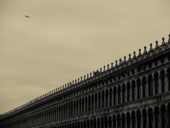 Low angle view of building against sky