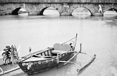 Boats in sea