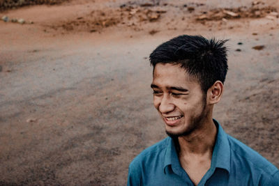 Portrait of a smiling young man