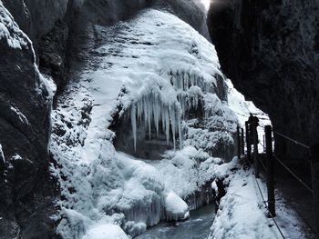 View of waterfall