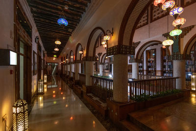 Souq waqif art center inside souq waqif, old traditional market. the souq is considered best place