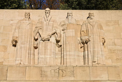 View of buddha statue